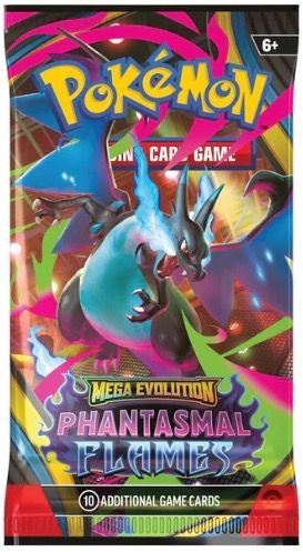 Pokémon Trading Card Game Mega Evolution Phantasmal Flames Booster Pack